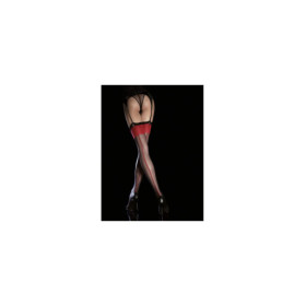 Anais Bas 20 DEN - Noir et Rouge